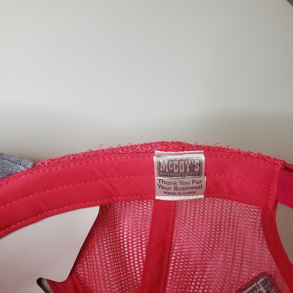 Pink Mesh Baseball Cap Embroidered - Picture 8 of 10